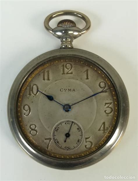 Reloj De Bolsillo Caja De Metal Cyma Siglo X Comprar Relojes