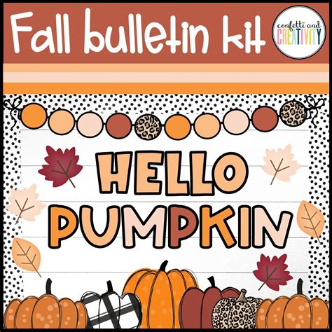 Fall Bulletin Board | Confetti & Creativity