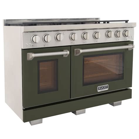 Kucht 48-in 7 Burners 4.2-cu ft / 2.5-cu ft Convection Freestanding ...