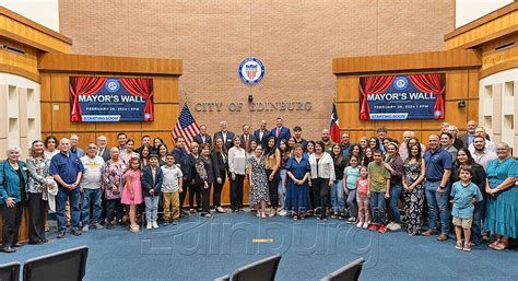 City of Edinburg Unveils ‘Mayors Wall’ - Texas Border Business