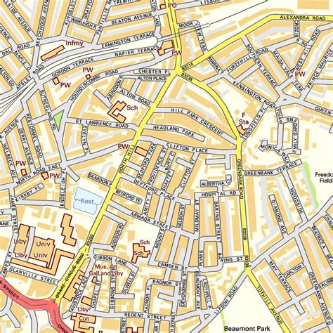 Plymouth Street Map map by Paul Johnson - Offline Maps - Avenza Maps ...