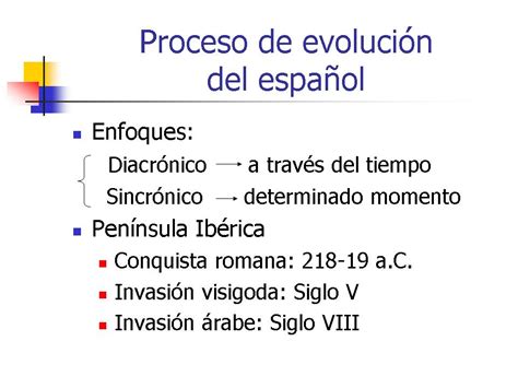 Etimologías grecolatinas Presentaciones Proceso de evolución del español