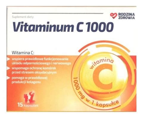 Rodzina Zdrowia Vitaminum C Kaps Sklep Empik