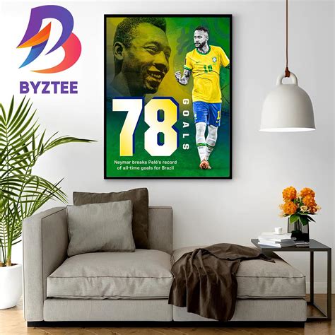 Neymar Passes Pele To Become Brazil All Time Leading Mens Scorer Wall