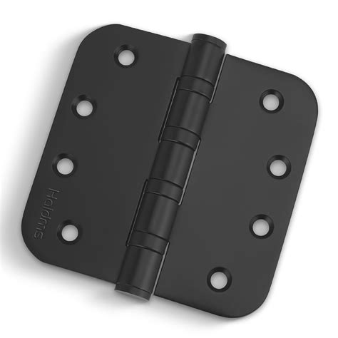 Haidms 304 Stainless Steel Matte Black Ball Bearing Door Hinges for