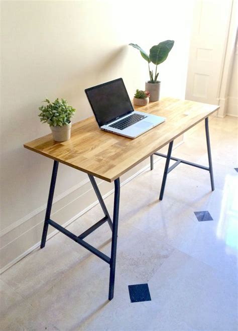 Long Narrow Desk Table On Ikea Legs Choose Any Size Free Shipping