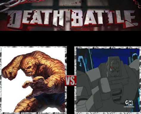 The Thing vs Cinderblock by KeybladeMagicDan on DeviantArt