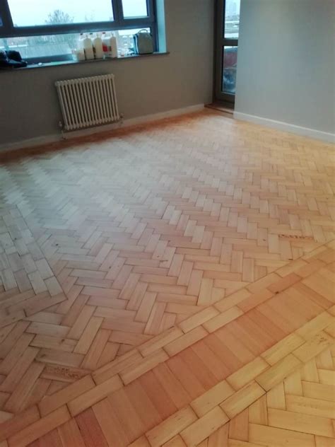 Herringbone Floor Sanding In Putney The Flooring Group