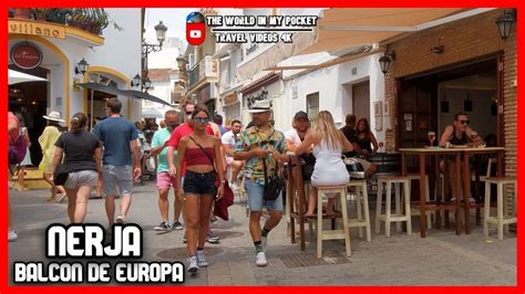 Nerja Walking Tour Balcon De Europa Bars And Restaurants Malaga