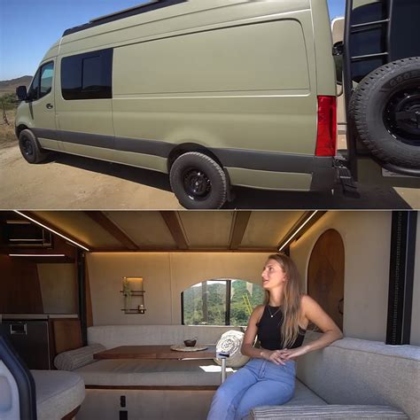 Luxurious Camper Van Has a Concrete Interior, Complete with Elevator ...