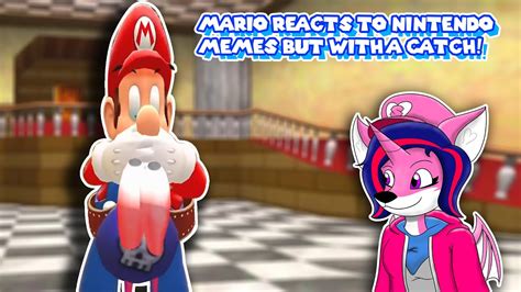 BEFORE THE CASTLE S DESTRUCTION Mario Reacts To Nintendo Memes But