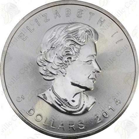 2014 CANADIAN SILVER MAPLE LEAF — 1 OZ — UNCIRCULATED — SKU #12026 ...