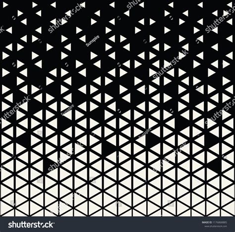 Abstract Seamless Geometric Triangle Pattern Vector Stock Vector