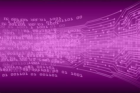 Premium Vector Purple Cyber Circuit Future Technology Concept Background