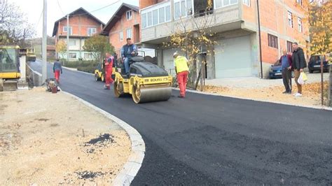 Asfaltirana Saobra Ajnica U Ulici Donja Jo Anica I Radio Televizija