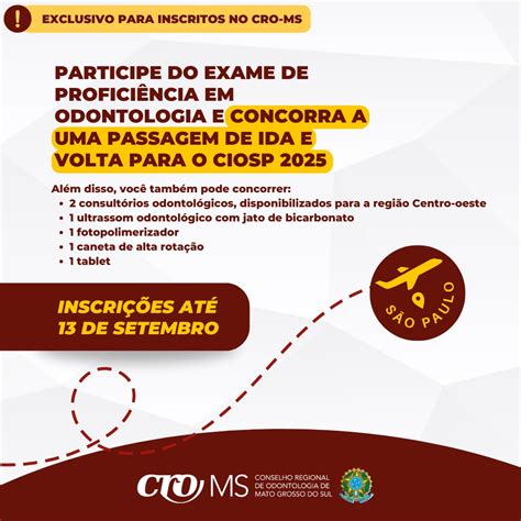 Participe Do Exame De Profici Ncia Em Odontologia E Concorra A Uma