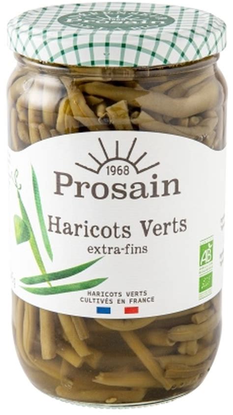 Haricots Verts Bio Bocal Ml Plats Cuisin S