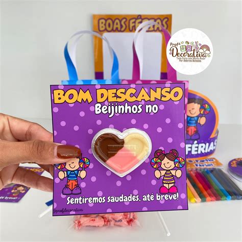 Kit Férias Lembrancinhas e decoração Prof Decorativa Loja