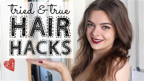 5 Tried And True Hair Hacks Hair Hacks Beauty Hacks Hair