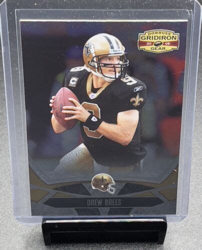 Donruss Gridiron Gear Drew Brees New Orleans Saints Ebay