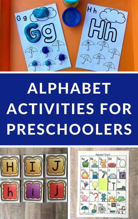 8 Alphabet Activities for Preschoolers