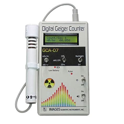 IMAGESCO GCA 07 Series Geiger Muller Counter With External Probe For