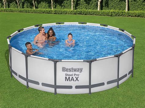 Piscine Tubulaire Steel Pro Max Ronde 4 27 X 1 07 M Bestway