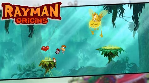 Swinging Caves Jibberish Jungle Let S Play Rayman Origins Youtube