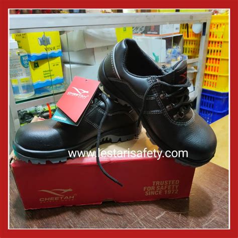 Jual Sepatu Safety Cheetah H Safety Shoes Cheetah Hitam