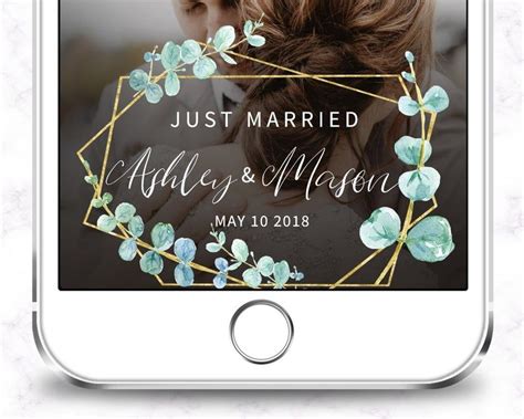 Snapchat Filter Wedding Instant Download Editable Geofilter Etsy