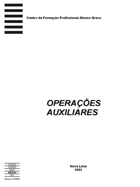 Operações Auxiliares | PDF | Média | Pressão