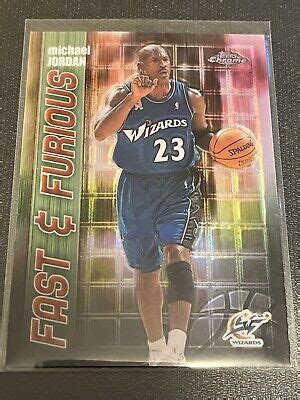 Michael Jordan Nba Topps Chrome Fast Furious Ff Rare