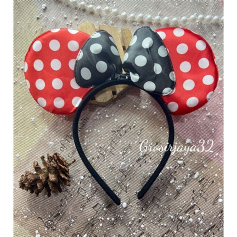 Jual Bando Mickey Mouse Bando Aksesoris Rambut Pita Mickey Mouse Miki