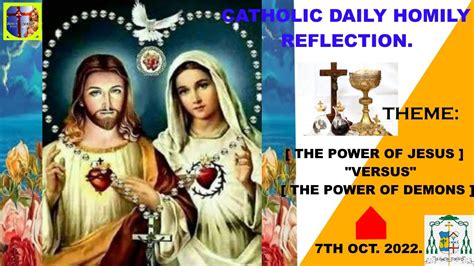 Catholic Daily Homily Reflection For Today The Power Of Jesus Versus