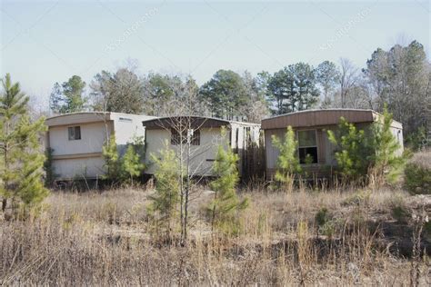 Old Mobile Homes Trailer Houses — Stock Photo © Mkm3 5940735