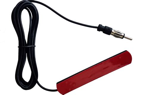 Antena De Radio Universal Fm Am Para Coche Con Conector De Enchufe Din