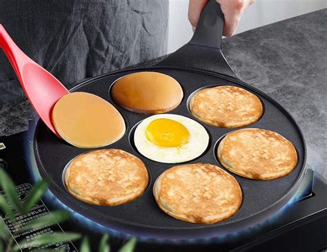 Poêle antiadhésive 26cm pour mini crêpes blinis Mini Crêpe induction