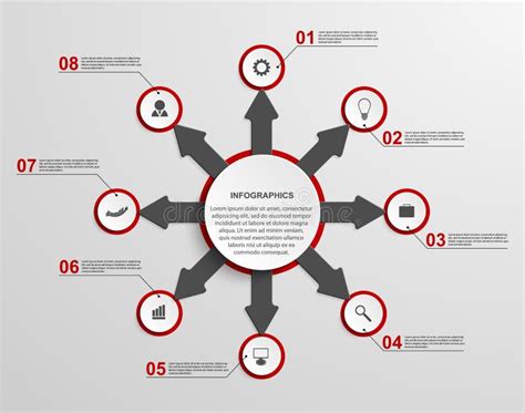 摘要infographic与箭头 设计要素例证图象向量 向量例证 插画 包括有 要素 图表 49676187