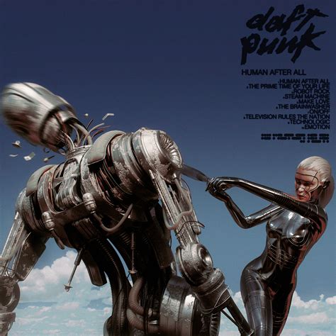 DAFT PUNK - HUMAN AFTER ALL [cover & packaging remix] :: Behance