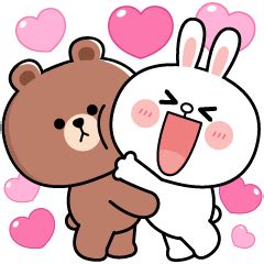 BROWN CONY Love Care LINE Stickers LINE STORE