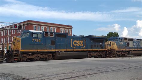 CSX Dash 8 7794 And 7876 In NS 10 10 22 YouTube