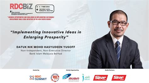 Datuk Nik Mohd Hasyudeen Yusoff Implementing Innovative Idea In