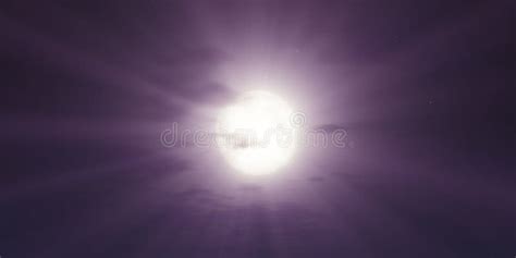 Full Moon at Night Night Sky Stock Illustration - Illustration of ...