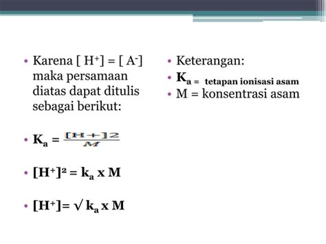 Menghitung P H Asam Dan Basa Ppt