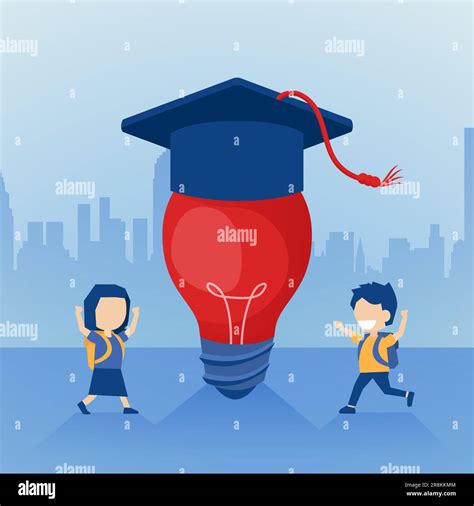 vector  happy students boy  girl achieving good school test grades