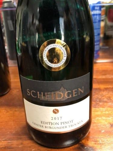 Scheidgen Edition Pinot Grauer Burgunder Trocken Vivino US