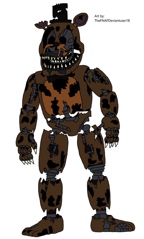 Withered Nightmare Freddy by TheFNAFDeviantuser18 on DeviantArt