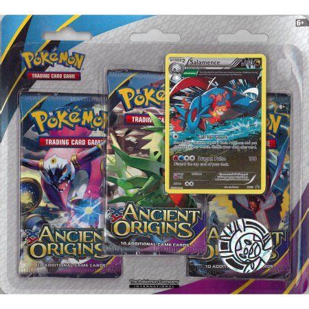 XY Ancient Origins 3 Booster Blister Pack Malamar W Froakie Coin