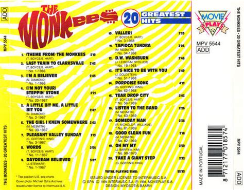 Monkees The 20 Greatest Hits