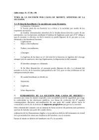 Derecho Civil Sucesorio Espa Ol Apuntes De Derecho Civil Docsity